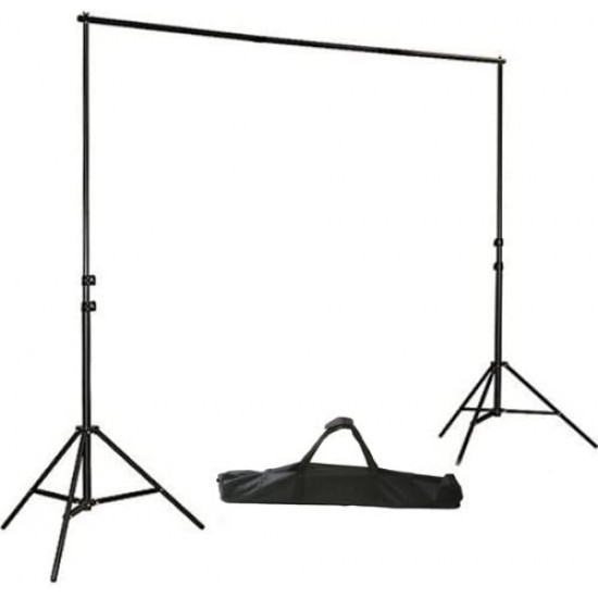 Adjustable Background Backdrop Stand with Carry Bag - 2.5mX3m 